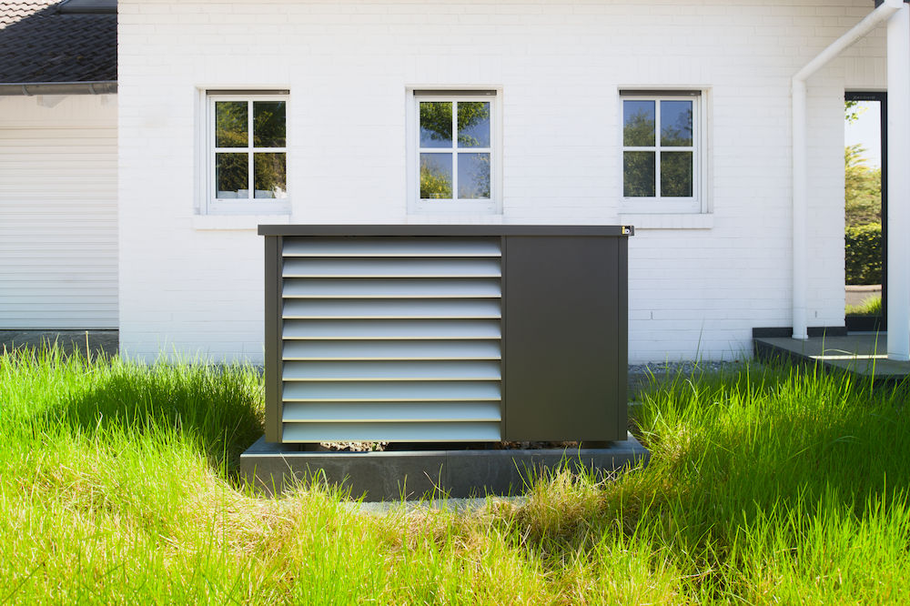 Wärmepumpe in Einfamilienhaus