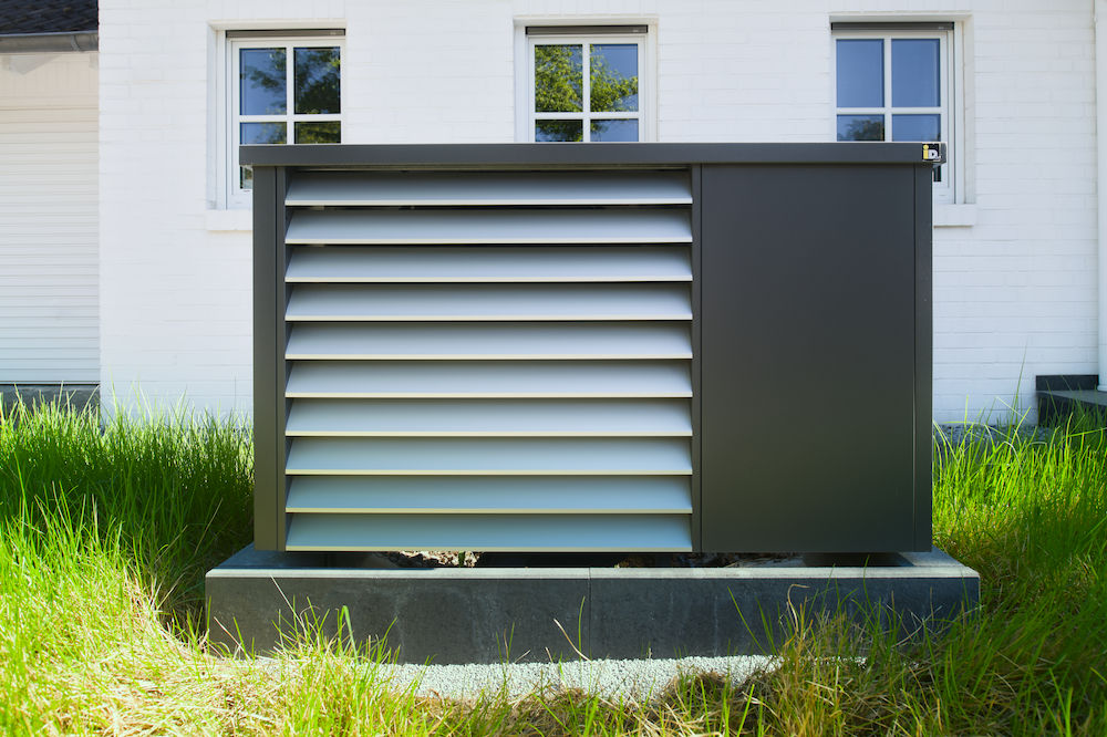 Wärmepumpe in Einfamilienhaus