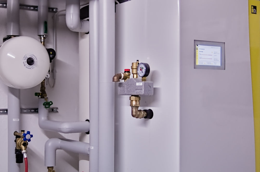 Wärmepumpe in Einfamilienhaus